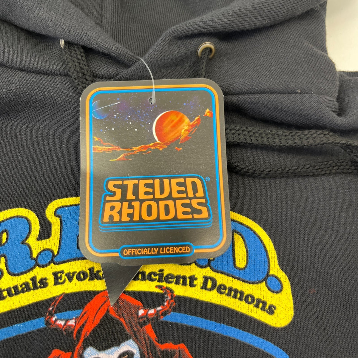 Steven Rhodes Rituals Evoke Ancient Demons Unisex Hoodie size S Black - New
