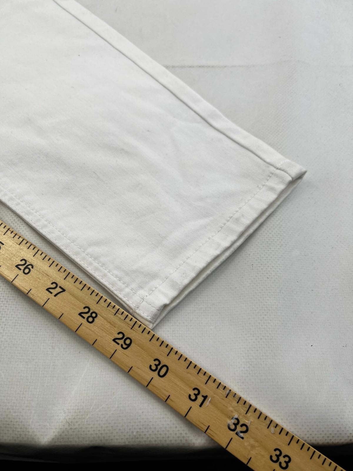 Nutmeg Skinny Tapered Jeans in White UK Women's size 22 - NWOT