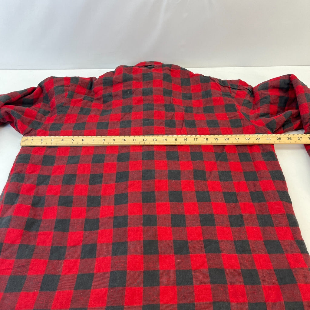 David Taylor Men's Insulated Quilt Lined Shacket Jacket Lumberjack Shirt size L