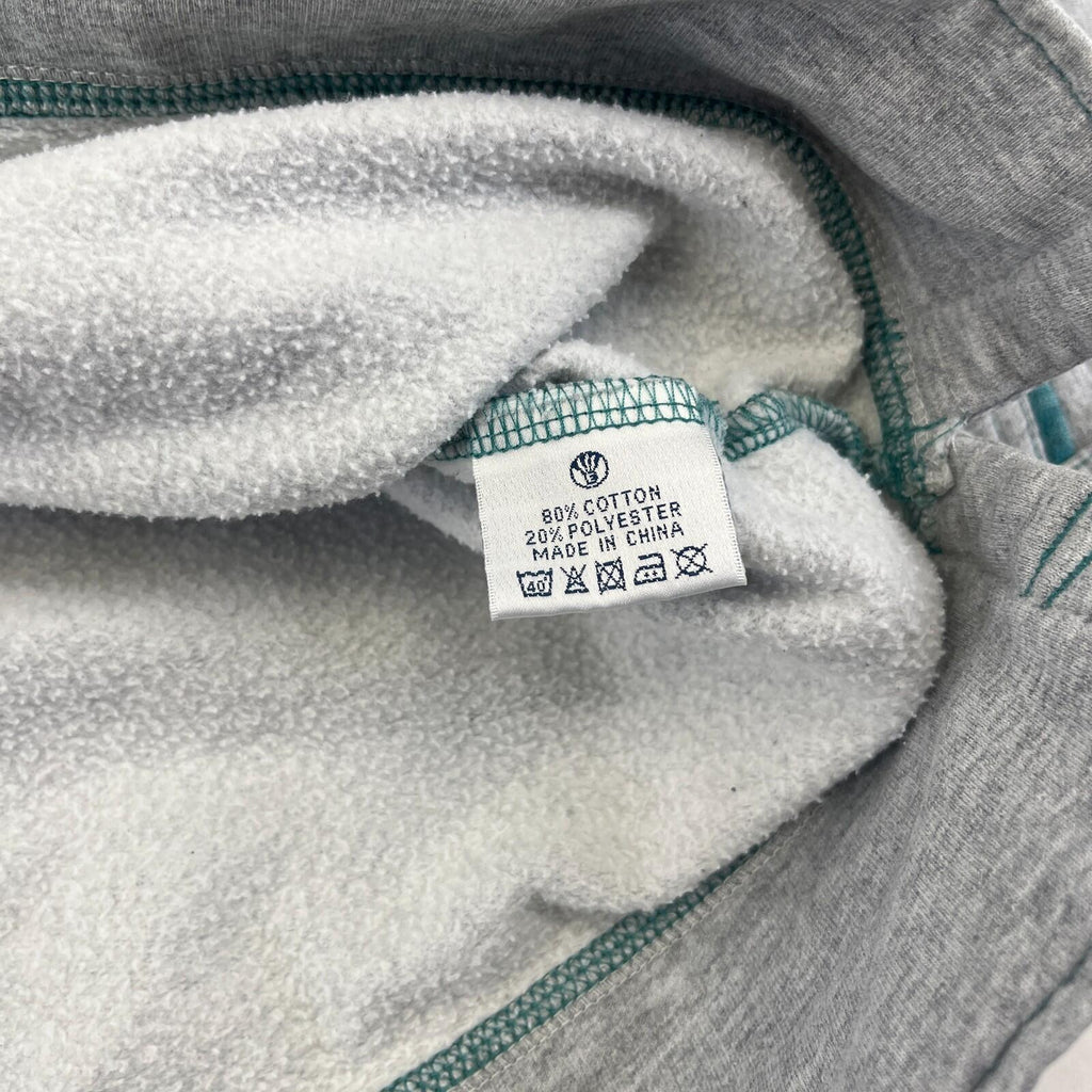 Fat Face Originals Men’s 1/4 Zip Fleece Pullover Grey & Teal size 2XL