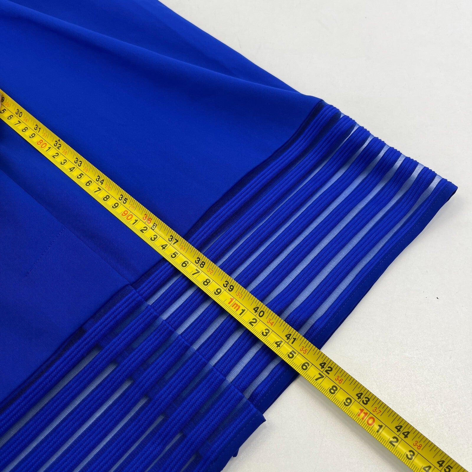 Ted Baker Mini Dress Royal Blue 1980’s Style size 3 (fits UK 12) - VGC
