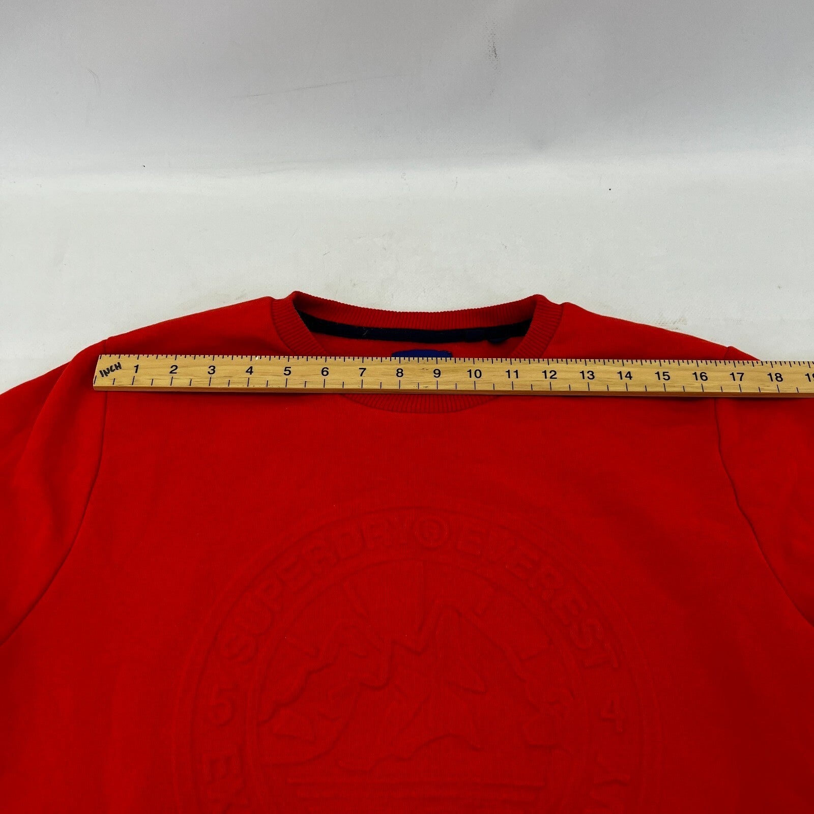 Superdry Everest Explorer Sweatshirt in Orange Men's size Large Crew Neck