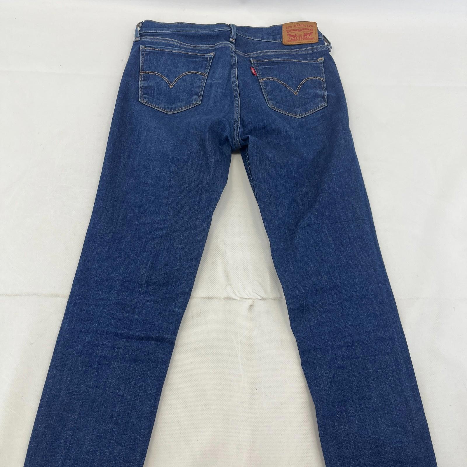 Levi's 710 Super Skinny Blue Denim Womens Jeans W27 L32