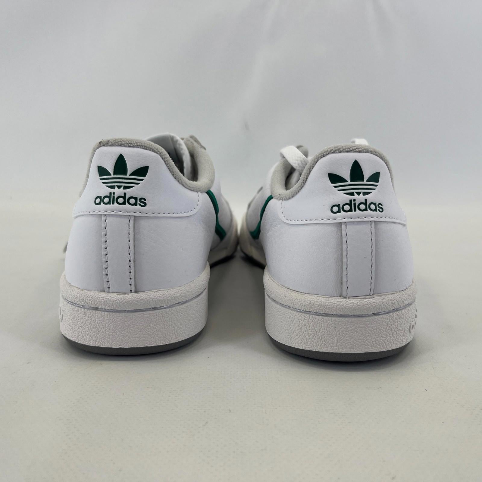 Adidas Originals Continental 80 White Green Adult Trainers Size UK 6