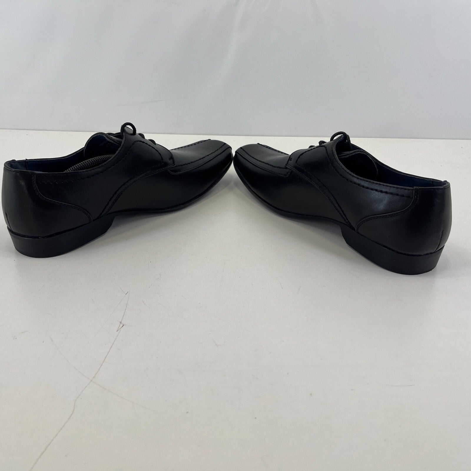 Giorgio Men's Leather Oxford Shoes in Black size 12 - New Formal Dress