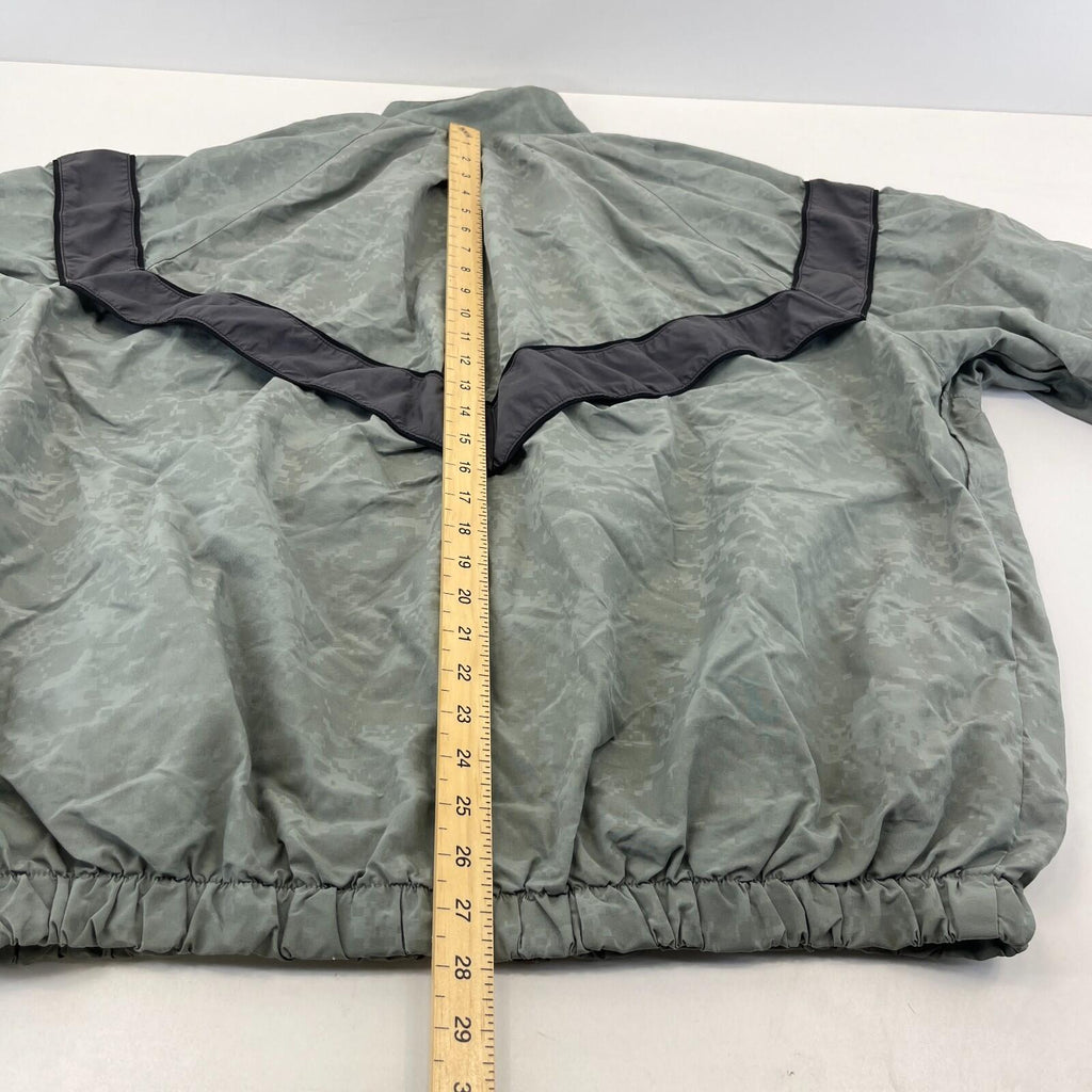 US Army Bomber Jacket Grey Digital Print Windbreaker US size Large