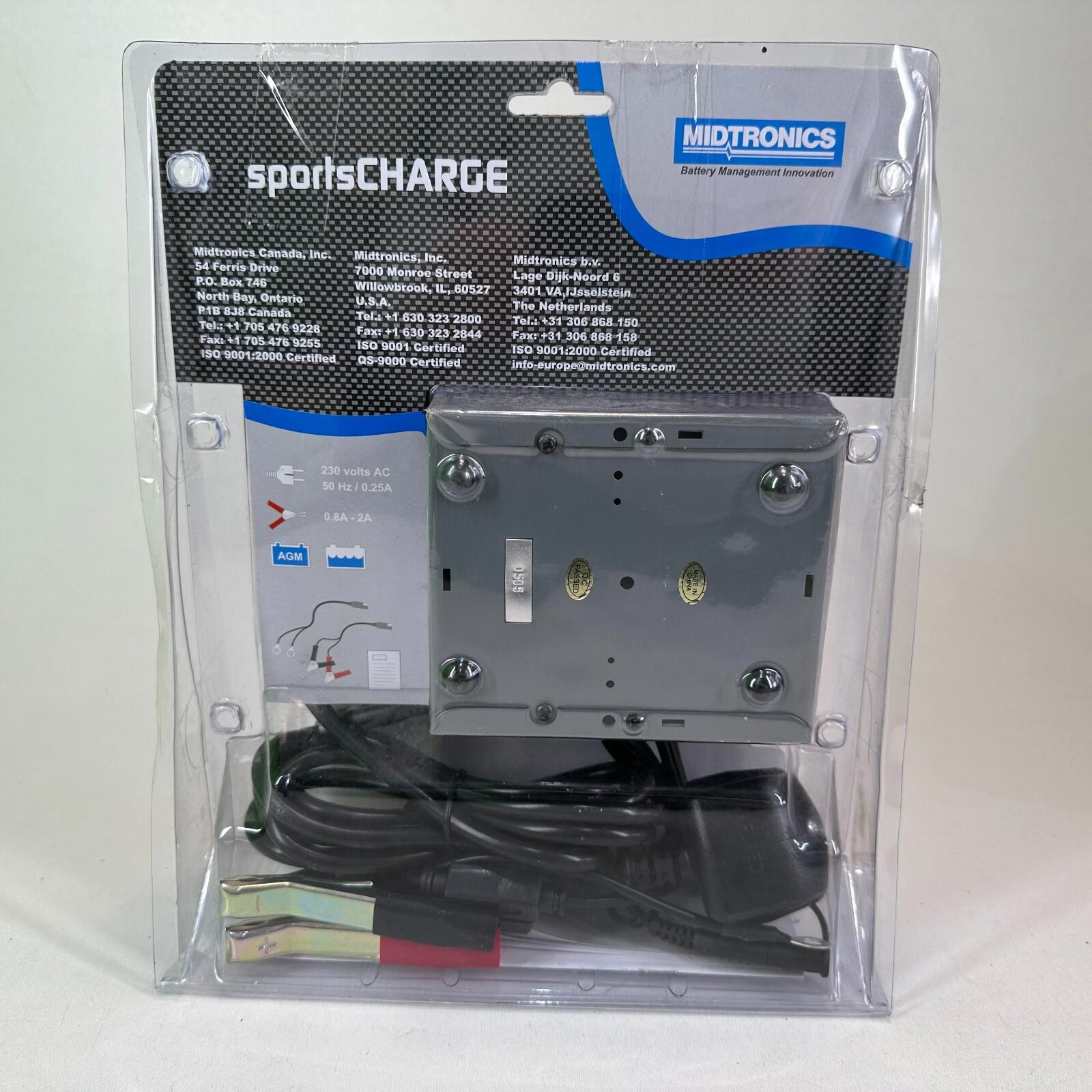 Midtronics SportsCharge Motorcycle Battery Charger Conditioner Trike Jet Ski