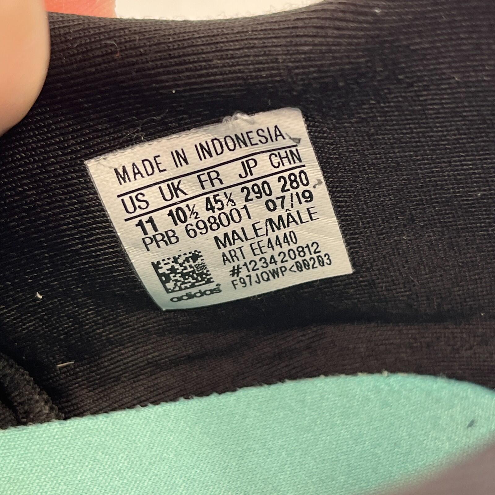 Adidas Swift Run Mens Trainers Mint Green Mesh Knit UK size 10.5 - VGC