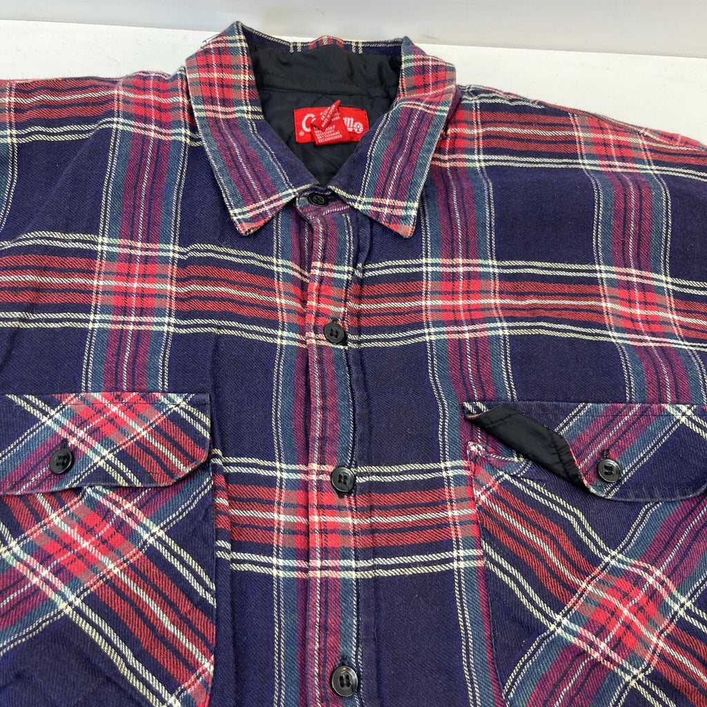 Coleman Men's Insulated Quilt Lined Shacket Jacket Lumberjack Shirt size XL