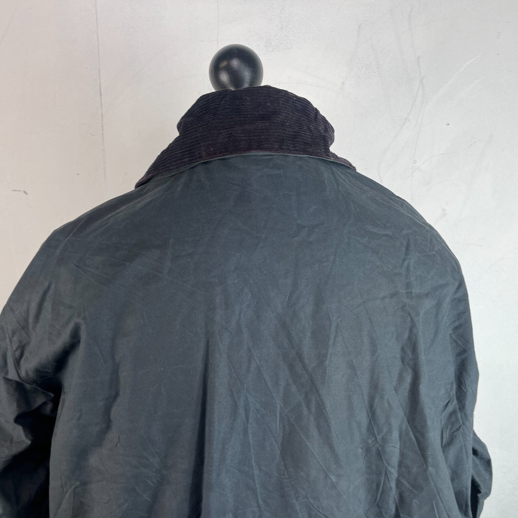 Miller & Simons Wax Jacket in Black UK size S - Waxed Cotton Raincoat