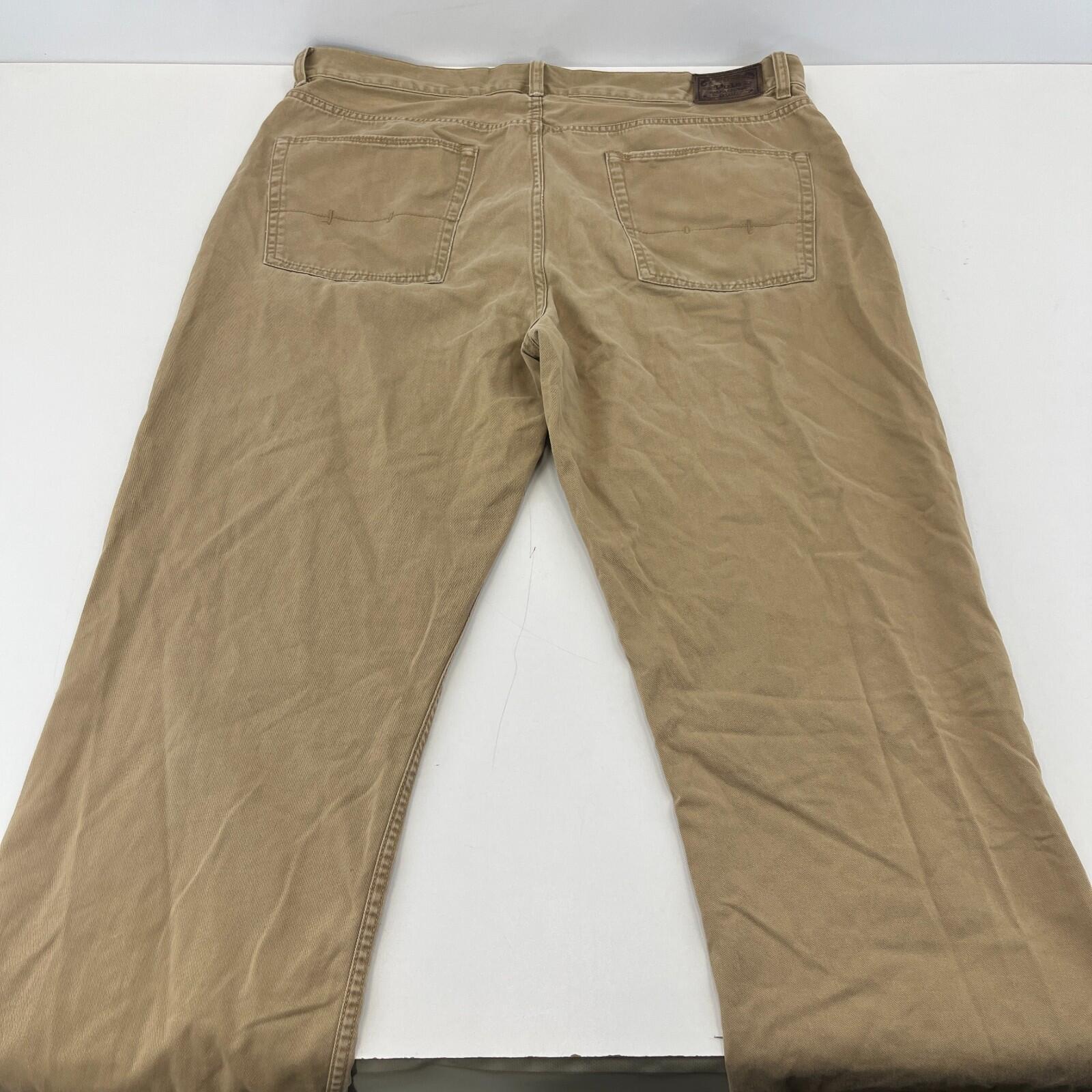 Polo Ralph Lauren Beige Chino Trousers Men's Straight Leg W38" L30"