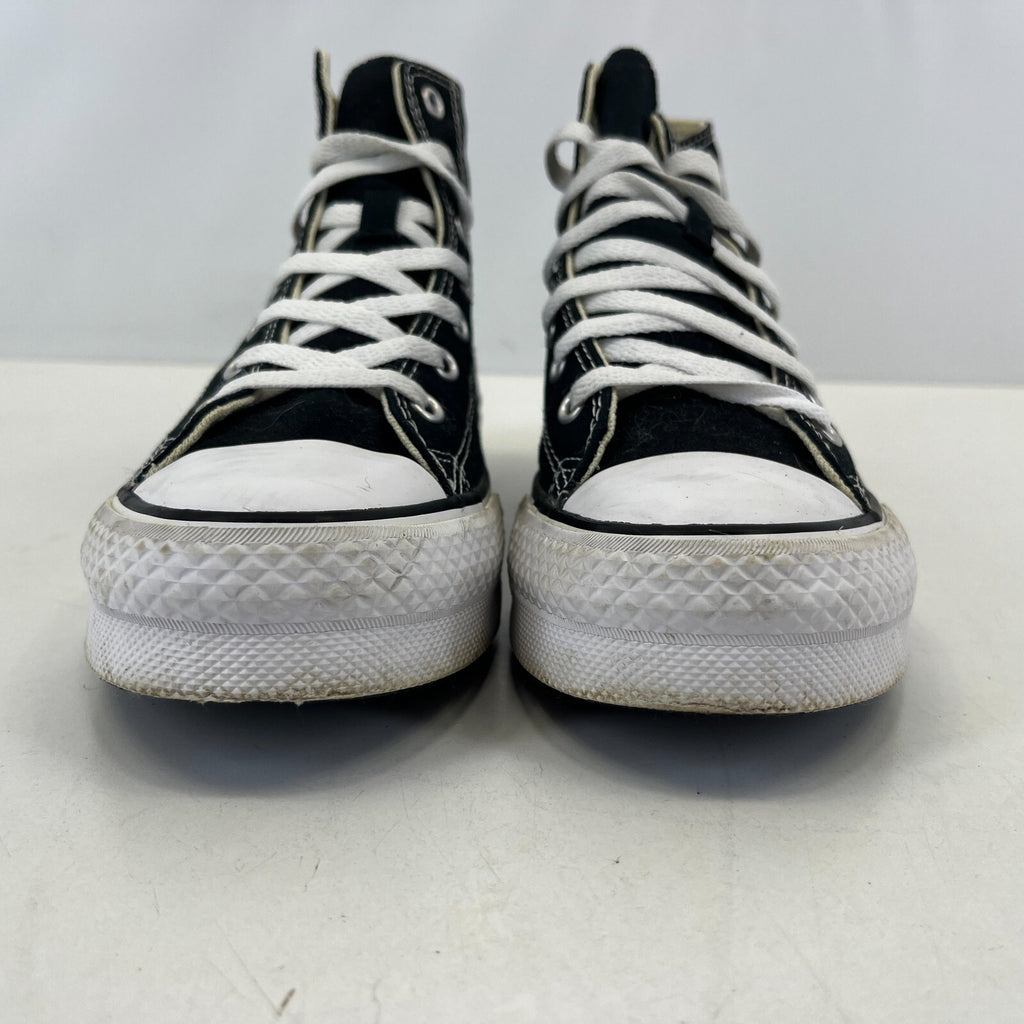 Converse Hi-Tops size UK 4.5 EU 37.5 Black Canvas & White All Stars