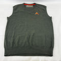 Rydale Men's Wool Blend Sleeveless Jumper Sweater Tank Top size 2XL Dark Green