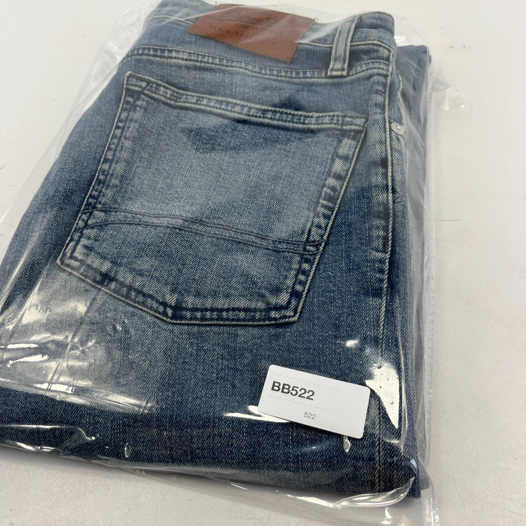 Mens SuperDry 04 Daman Straight Stretch Blue Jeans W31" L30"