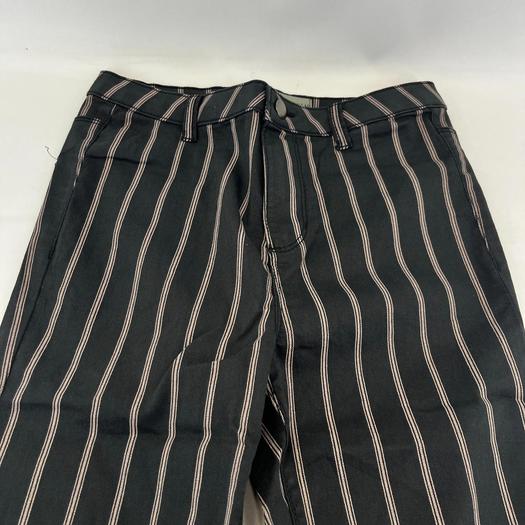 C&A Clockhouse Womens Black Striped Jeans Jegging Leg Skinny size 38R - NWOT