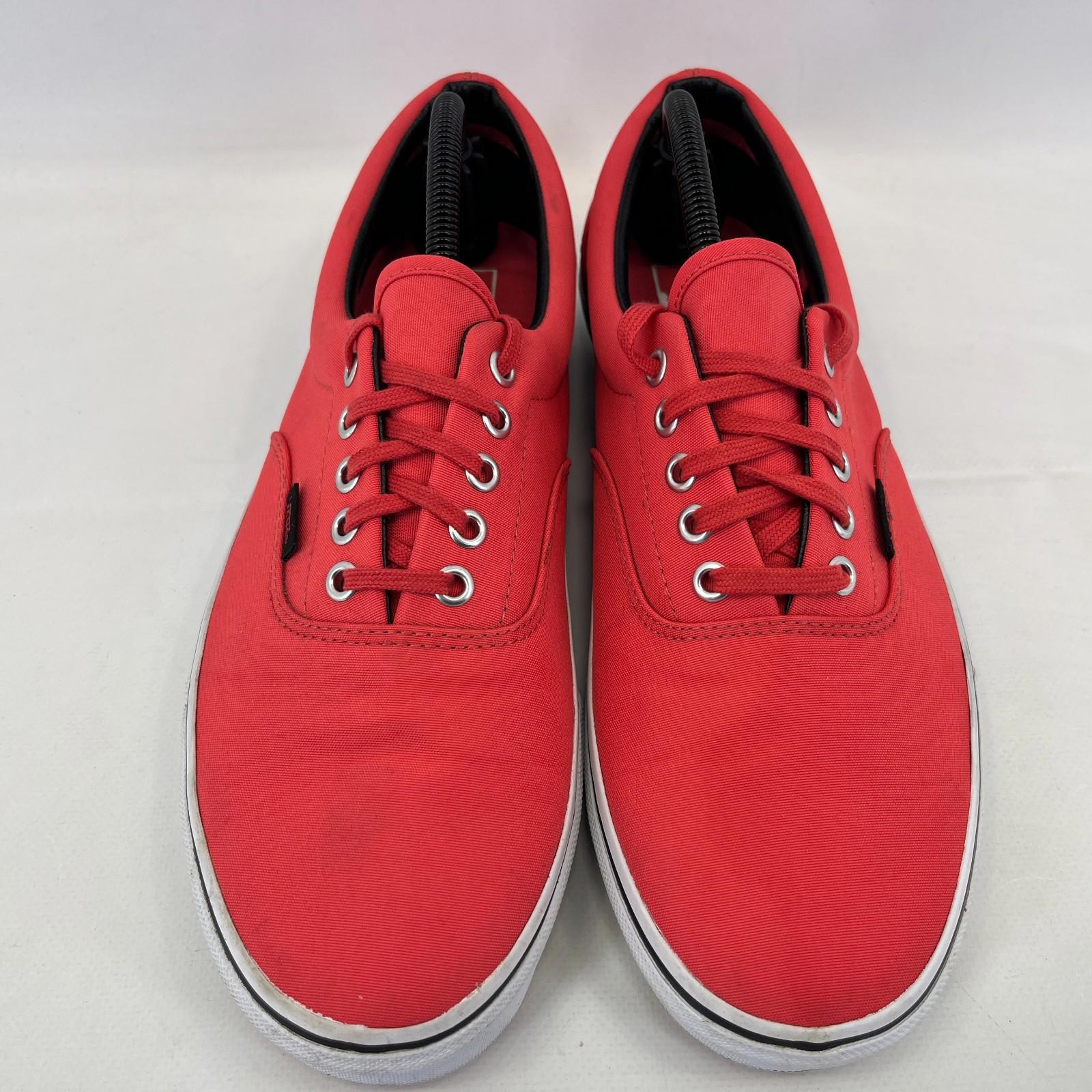 VANS Off The Wall Salmon Pink & White Trainers Size UK 9.5