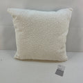 Marks and Spencer M&S Cotton Textured Boucle Cushion White Square 43cm - 17" New