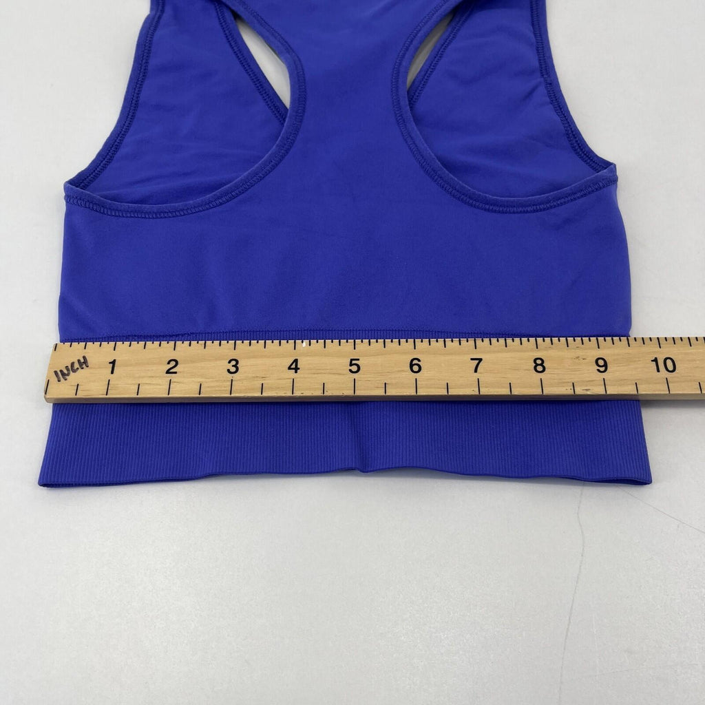 Sweaty Betty Women’s Stamina Soft Touch Voop Bra Aura Blue size S - BNWT