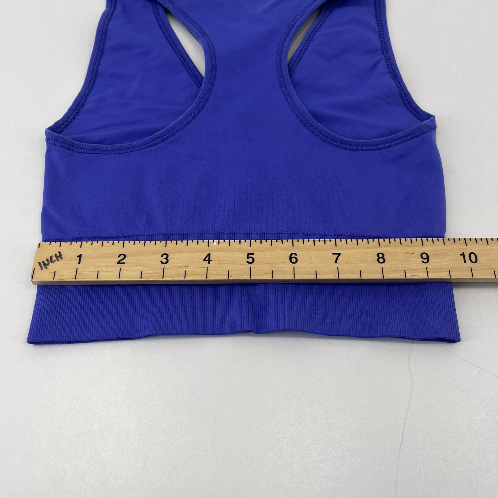 Sweaty Betty Women’s Stamina Soft Touch Voop Bra Aura Blue size S - BNWT