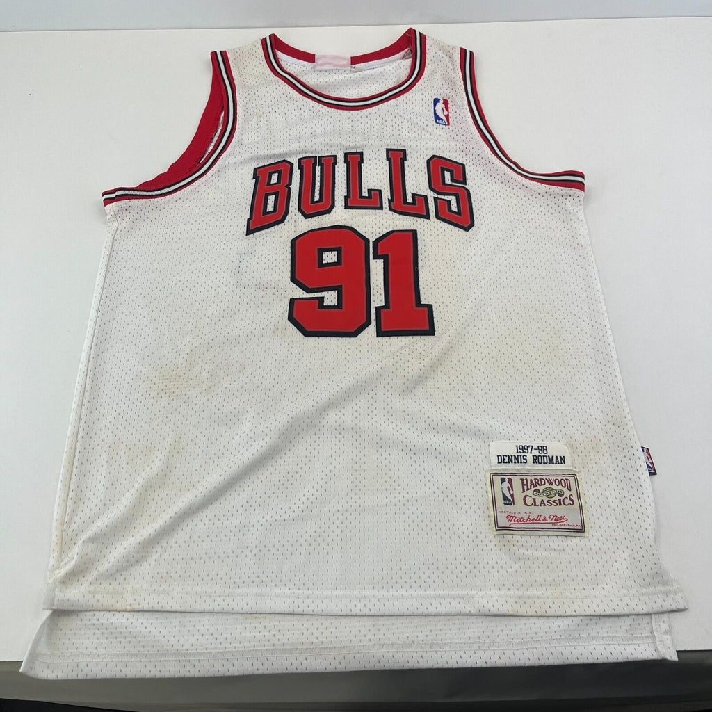 Mitchell & Ness Chicago Bulls Dennis Rodman NBA Jersey Shirt 1997-98 size XL