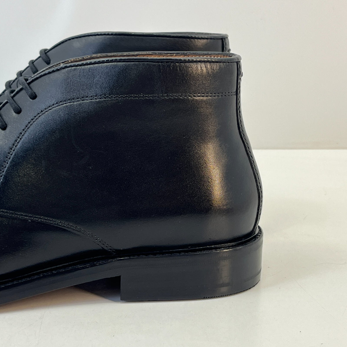 Marks and Spencer Sartorial Black Leather Smart Luxury Boots UK 9.5 RRP £120 New