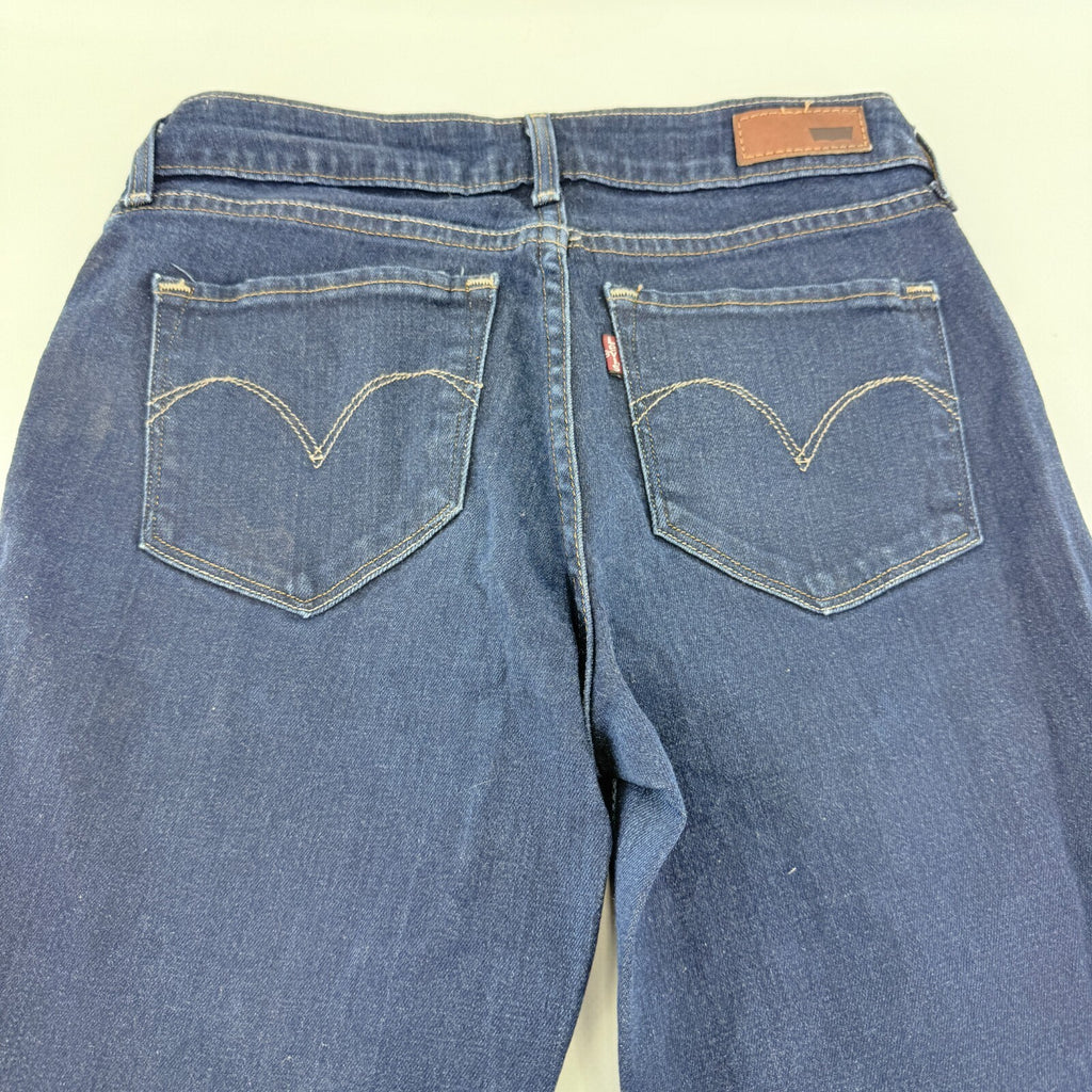 Levi's Bold Curve Jeans Modern Rise Skinny Women Blue Denim W26" L26" Low Waist