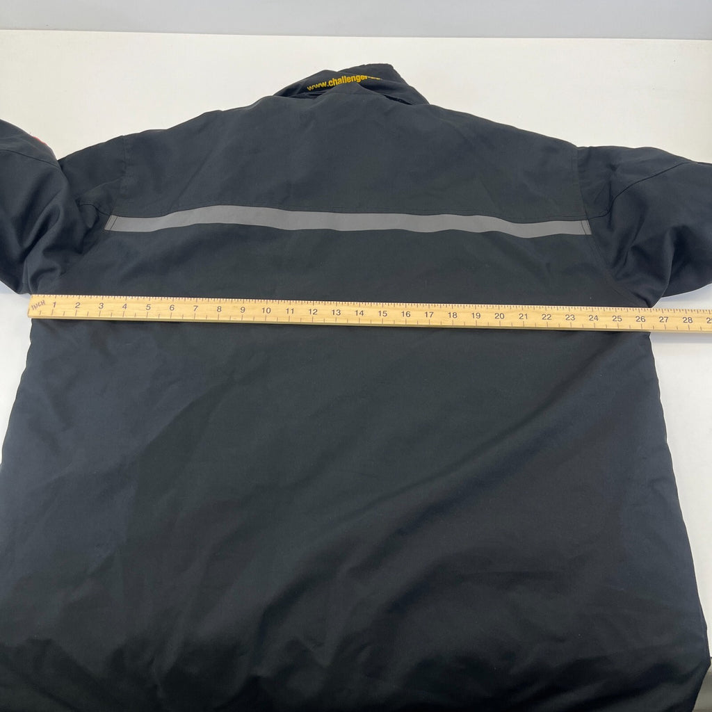 Helly Hansen Workwear Jacket Men's size XL Black Chore Coat Quilt Lined
