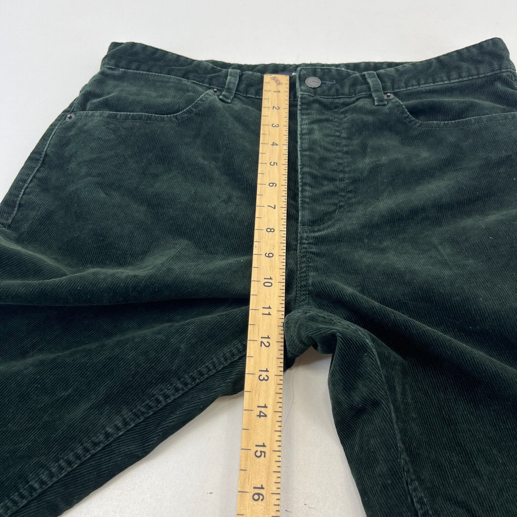 Rohan Men's Dark Green Cord Trousers size 34S Leg 29" Straight Leg
