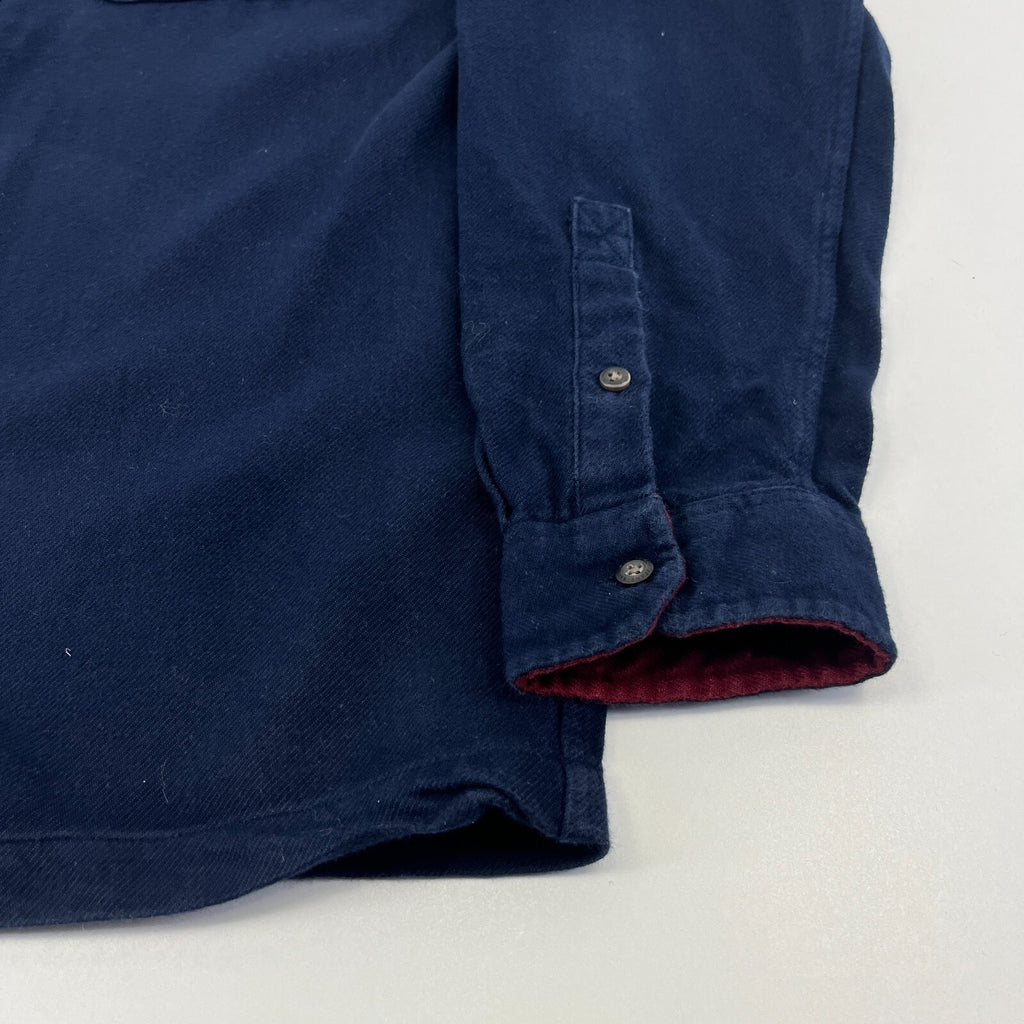 Tommy Hilfiger Jeans Men's Twill Flannel Denim Shirt Navy Blue size M