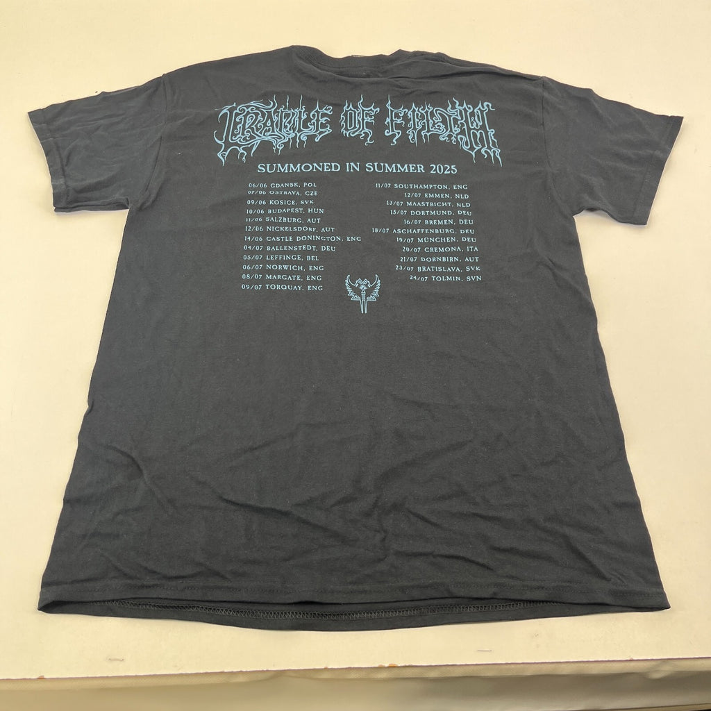 Cradle of Filth Summoned in Summer 2025 Tour T Shirt size Medium - NWOT