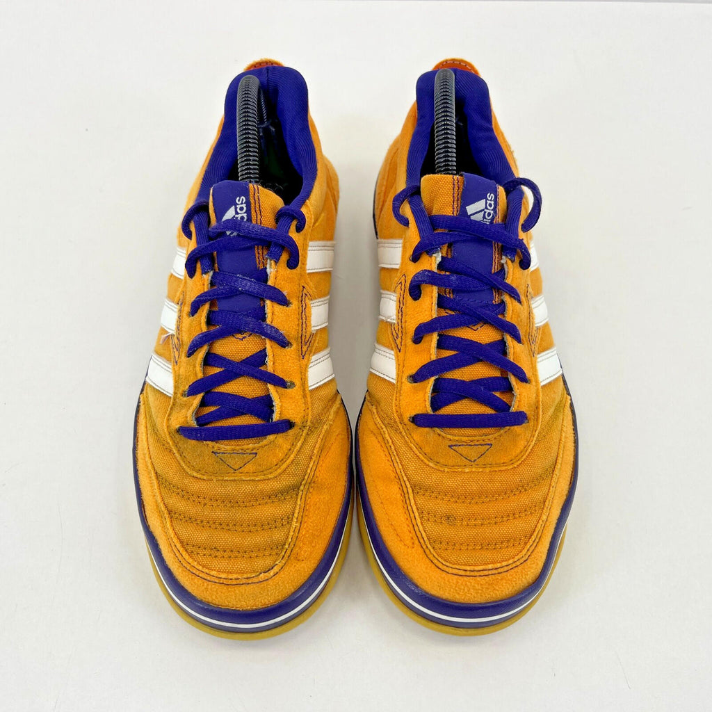 Rare Adidas Janeirinha Sala Indoor Football Trainers Shoes Yellow & Blue UK 7.5