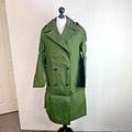 Royal Canadian Police RCMP Mackintosh Trench Coat Dark Green 80s size 5