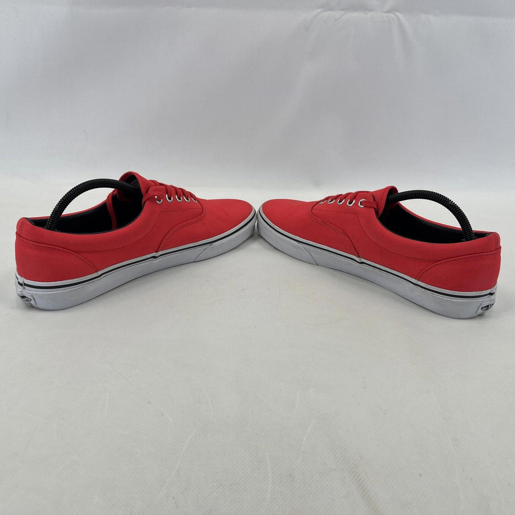 VANS Off The Wall Salmon Pink & White Trainers Size UK 9.5