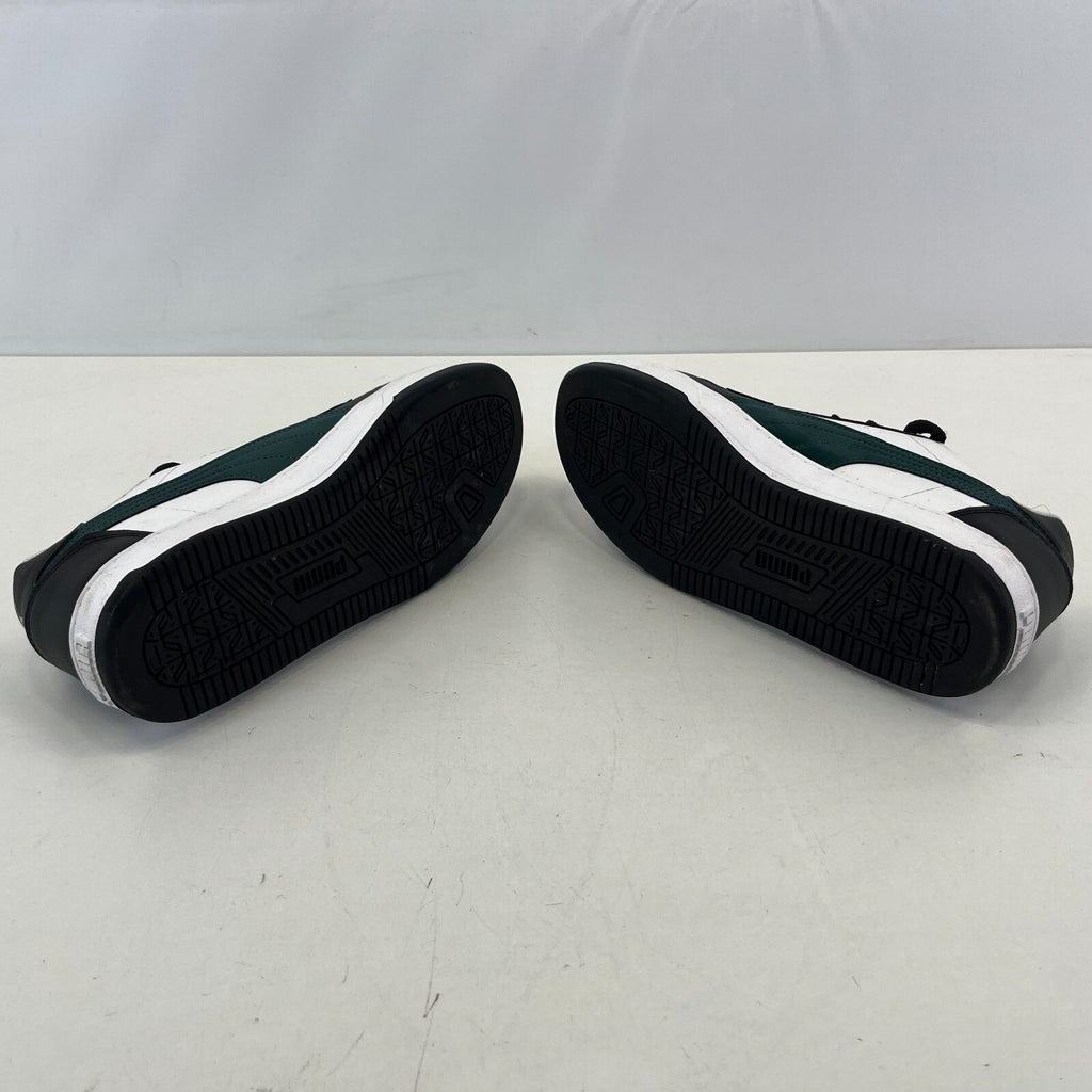 Puma Caven Trainers White Black Green 392290-58 Basketball size UK 7 - EU 40.5