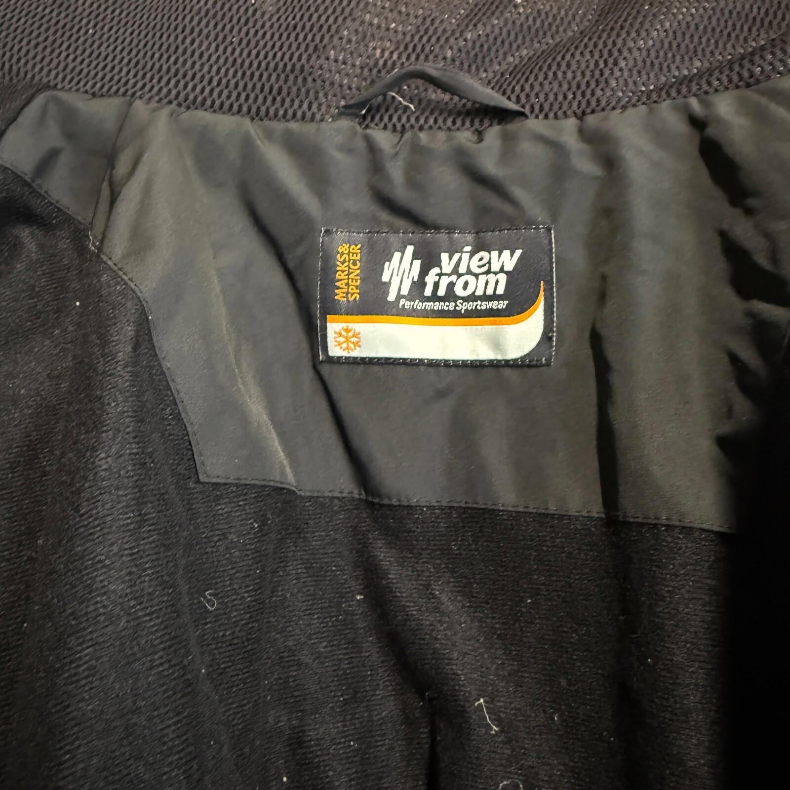 View From by M&S Ski Snowboarding Jacket in Black UK size XL