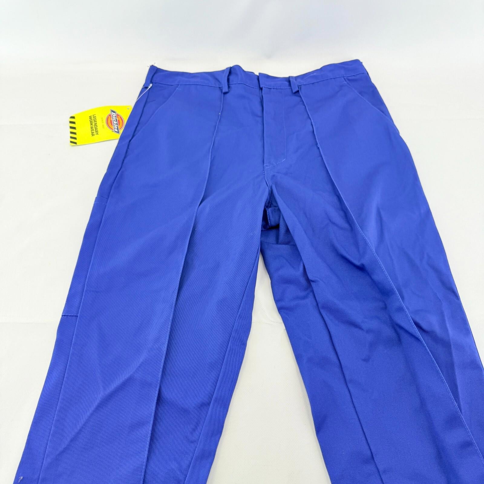Dickies Redhawk Work Cargo Trousers in Blue W36R Sparky