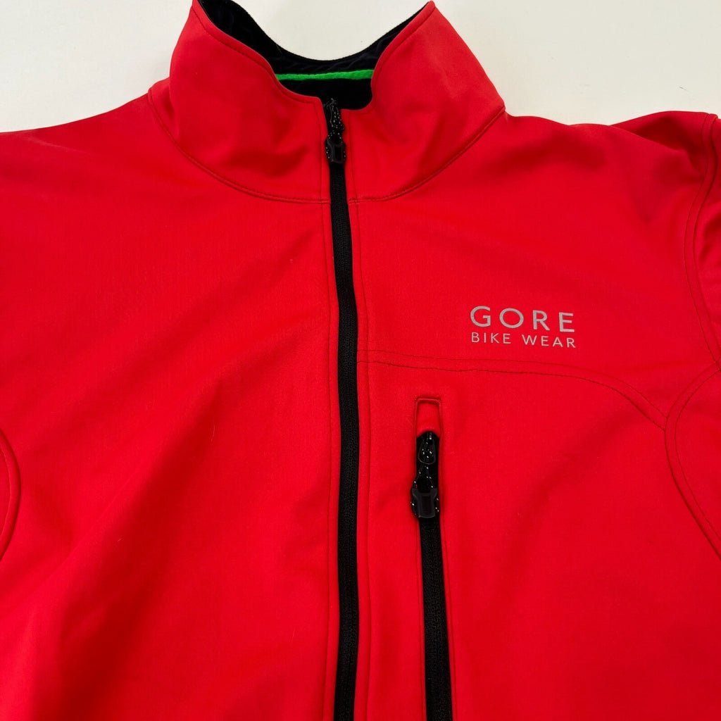 Gore Windstopper Softshell Cycling Jacket in Red size M