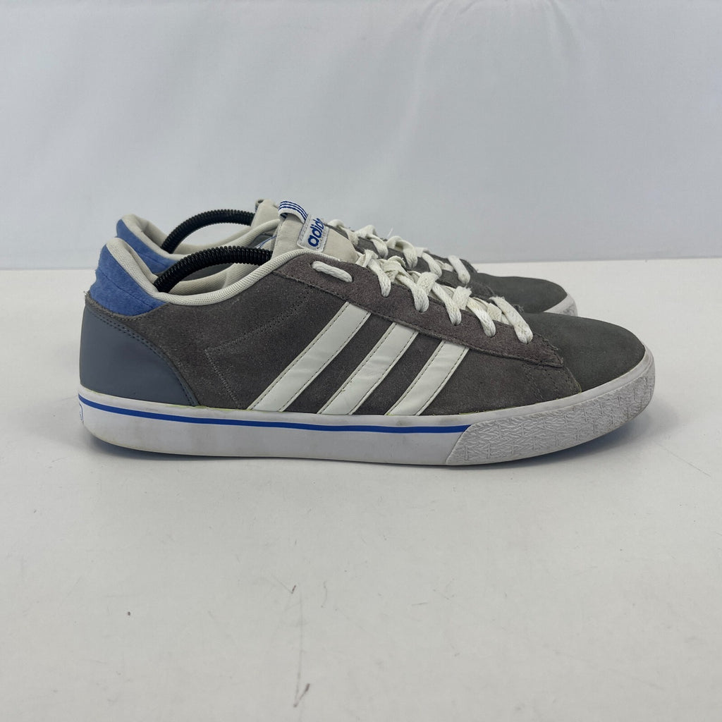 Adidas Neo Suede Leather Trainers in Grey Blue 2015 size UK 12 EU 47 1/3