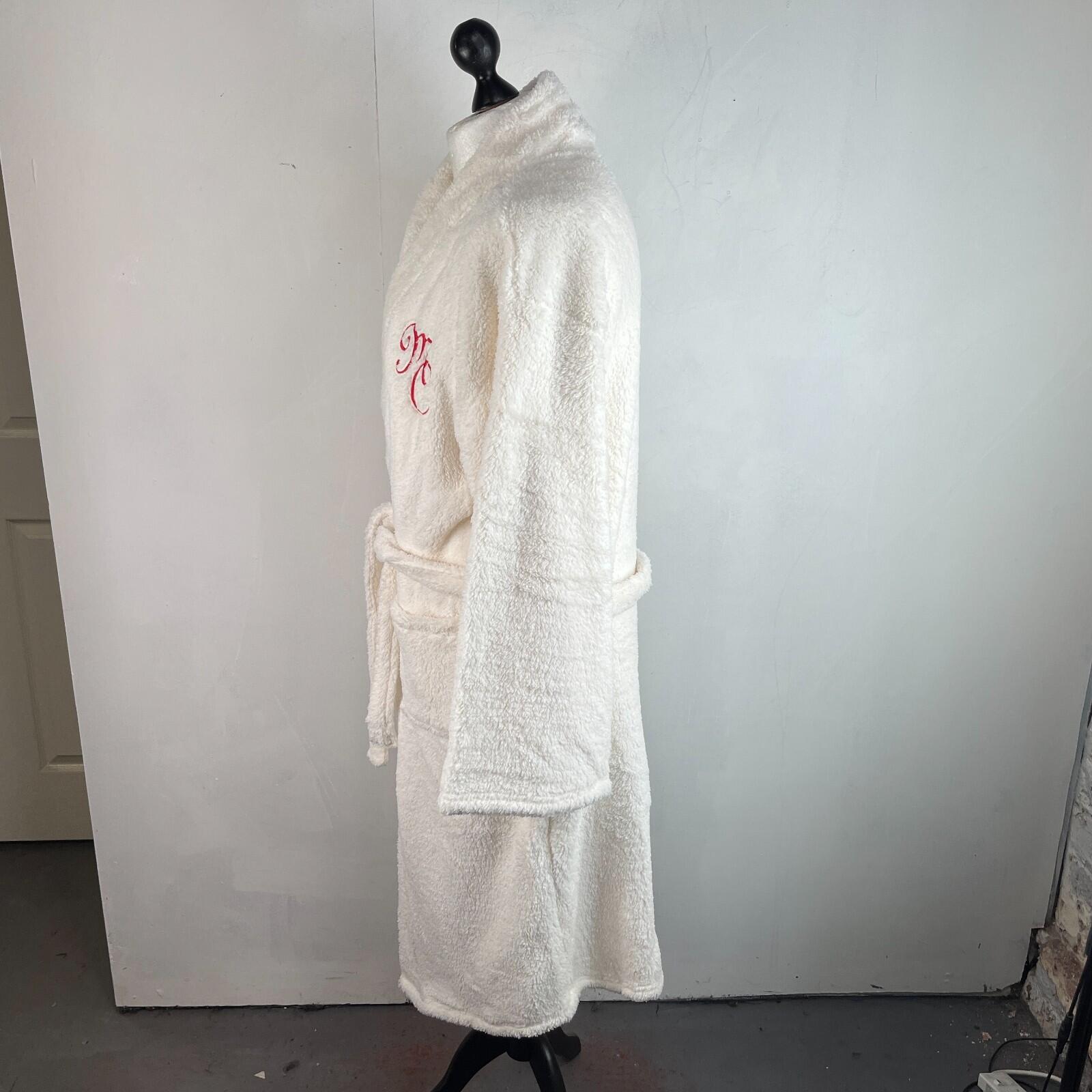 Exclusive Dua Lipa Dressing Gown in Cream White Adult size Large - New
