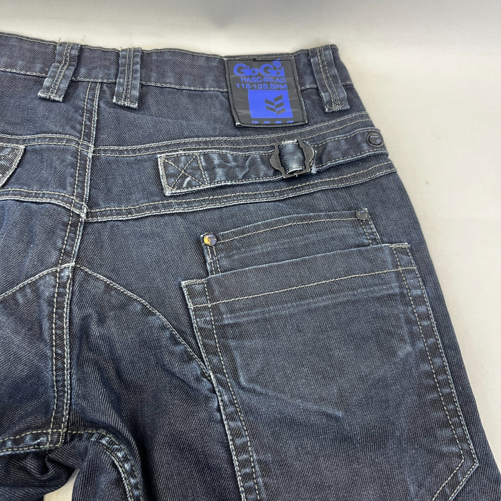 GIO GOI Blue Jeans Mens Denim Straight Leg  W32 L31