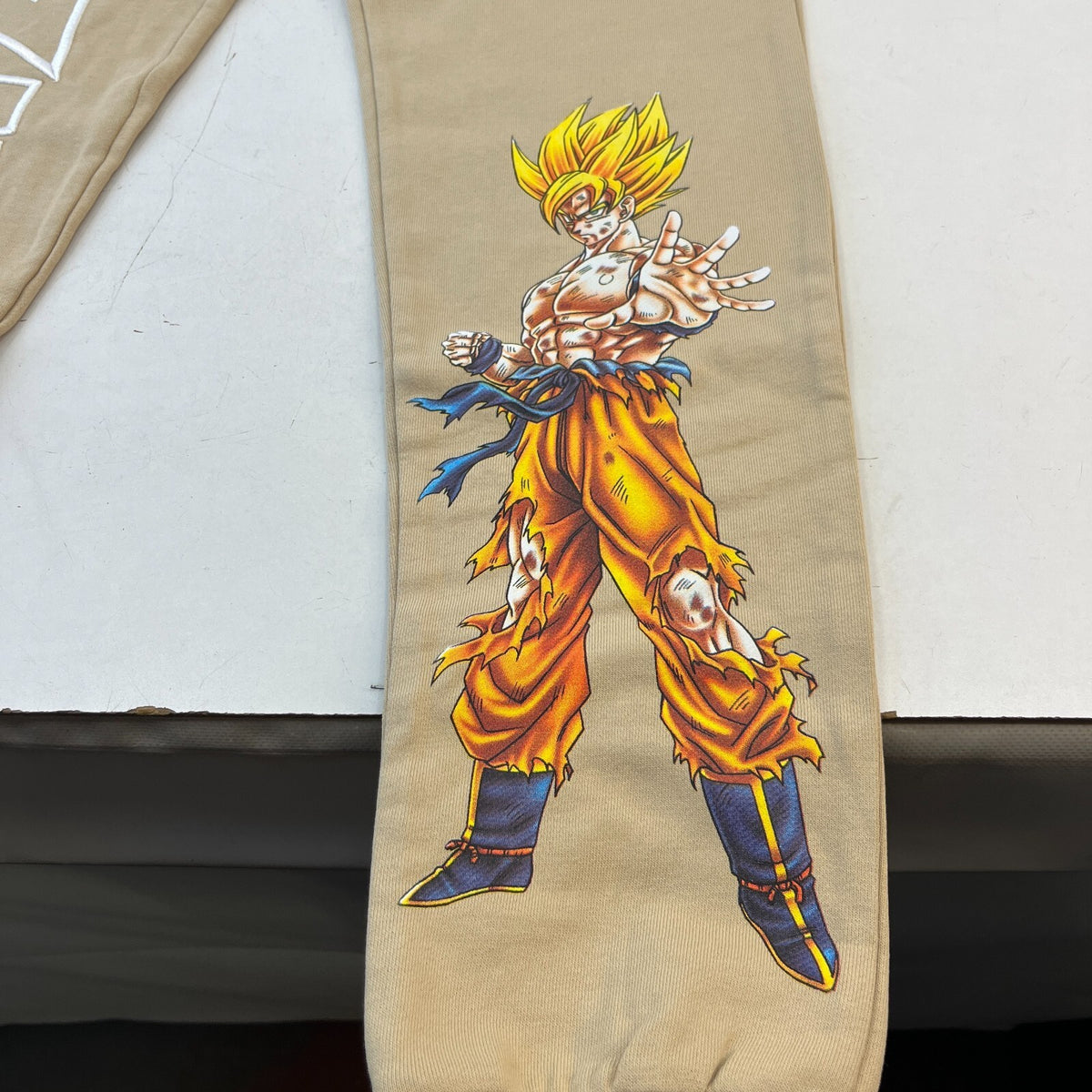 Criminal Damage Dragonball Z Super Saiyan Jogger Embroidered Trousers size S New