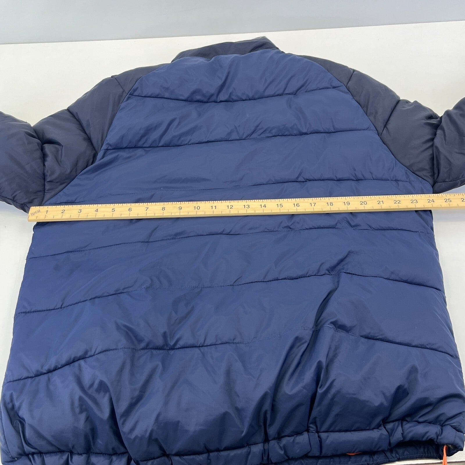 Craghoppers Men's Puffer Jacket Quilted Padded Coat XL Blue & Black Hiking VGC