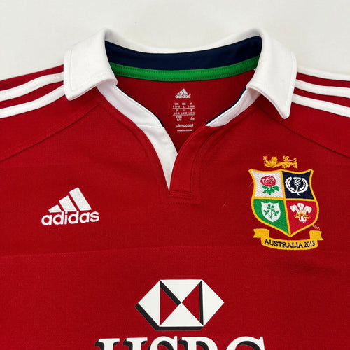 Adidas British Irish Lions 2013 Tour Rugby Union Shirt 125 Womens size L Red
