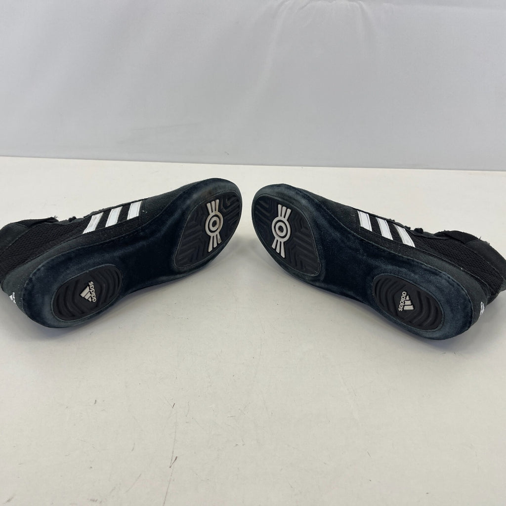 adidas Combat Speed 4 Wrestling Trainers Shoes Black & White size UK 6 EU 39 1/3