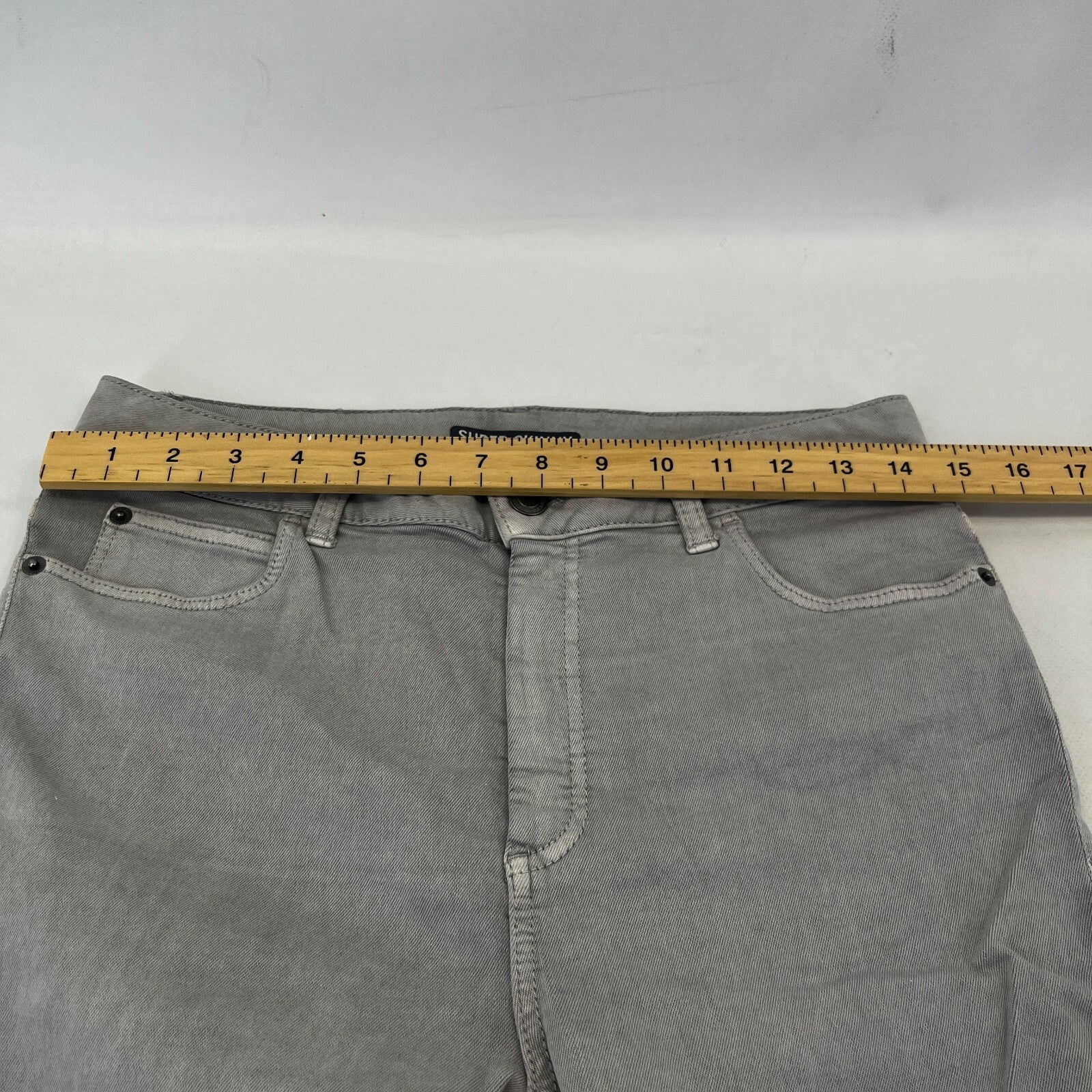 Marks & Spencer Light Grey Super Skinny Jeans - UK size 10L - BNWOT