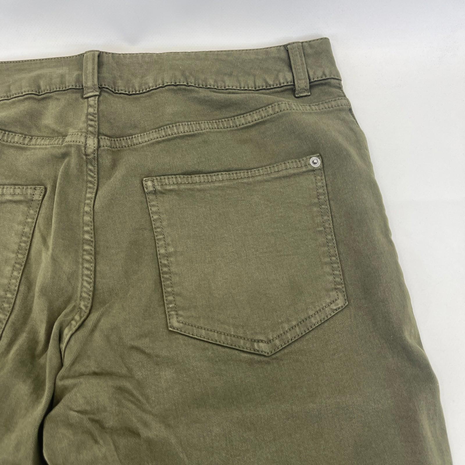 Marks & Spencer Khaki Green Super Skinny Jeans UK size 14S - NWOT