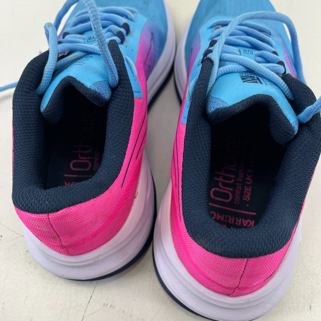 Women's Karrimor Tempo V9 Trainers Running Shoe size UK 8 EU 41 Blue & Pink