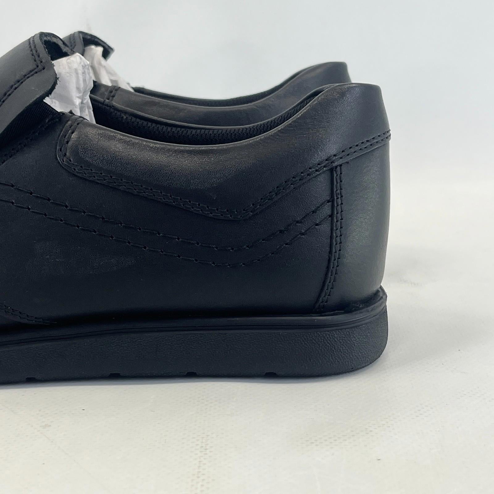 Pretty Green Waltham Slip On Shoes Moccasin Loafers Men's Black Leather size 7