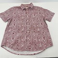 Levi’s Short Sleeve Holiday Shirt Red/White size Large Relaxed