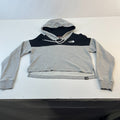 The North Face Women’s Cropped Hoodie in Grey & Black size Small